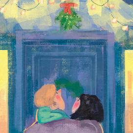 Под омелой на Рождество