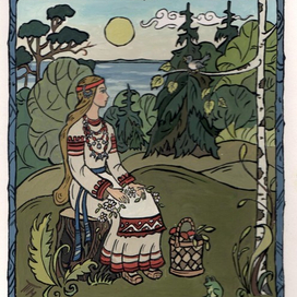 Девушка из племени вятичей