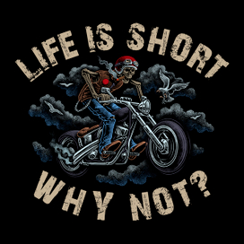 Why not? (принт на футболку)