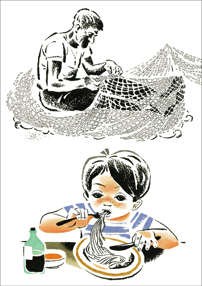 Из "Тонио и его собака Пальма"