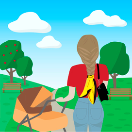 Мама с коляской