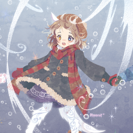 Иллюстрация к сказочной трилогии "Лунные Волчата".