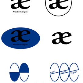 Logo Ahead with English