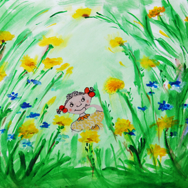 заблудилась в траве 