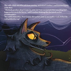 Книжная иллюстрация Красная Шапочка