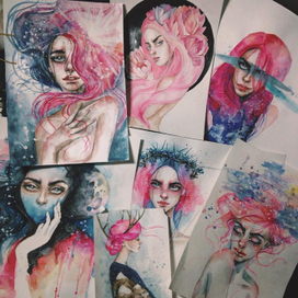 принты и иллюстрации