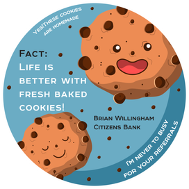 Стикер для домашнего печенья)