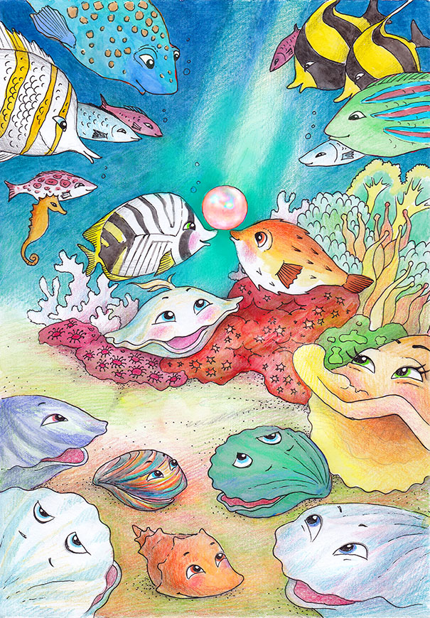 Разноцветные приключения. Рождение жемчужины.