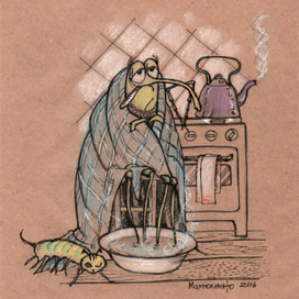 Долгоносик заболел 