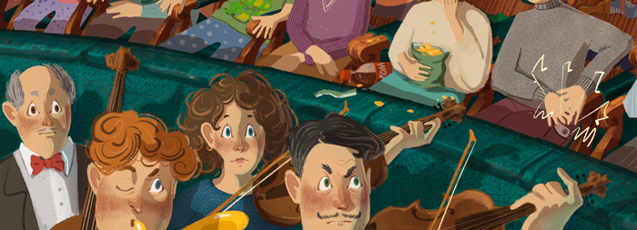 Оркестровая яма в Мариинке 