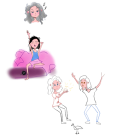 скетч комикса