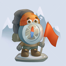 Бренд персонаж "Компас"