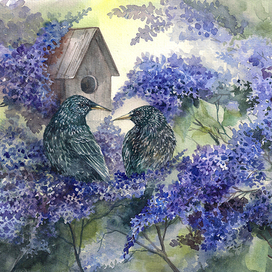 Расцветает весна