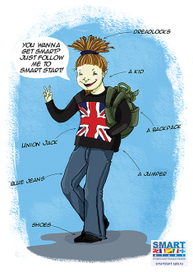 Иллюстрация для школы иностранных языков SmartStart