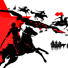 Иллюстрация ко 7й главе 1й части романа "Как закалялась сталь"