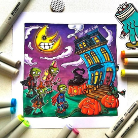 Зомби-хэллоуин