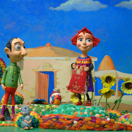 Герои армянских сказок, сделанные из пластилина