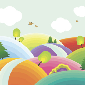 Радужные холмы