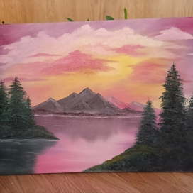 Лиловый закат