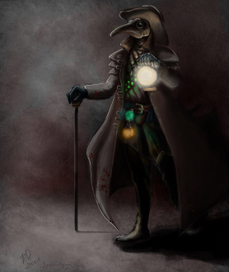 Чумной доктор. Концепт персонажа