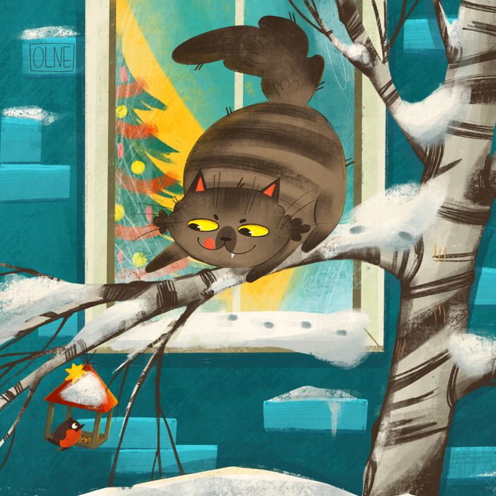 Зимние шалости Плюшика