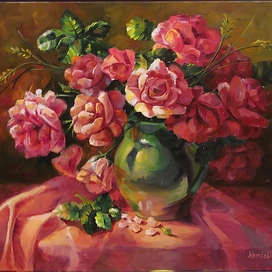 Натюрморт с розами