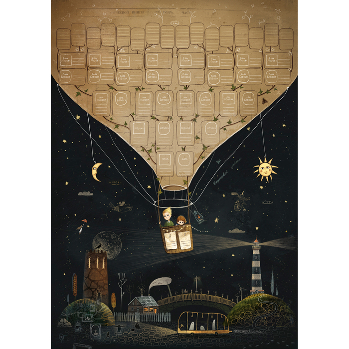 Постер-древо "В мире предков"