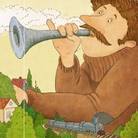 Великан на горе