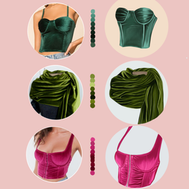 Бархатный топ 