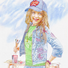 Юная художница