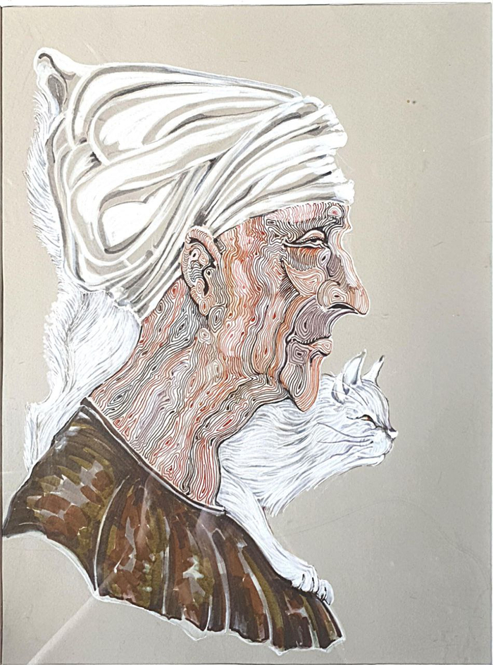 Старушка и кот