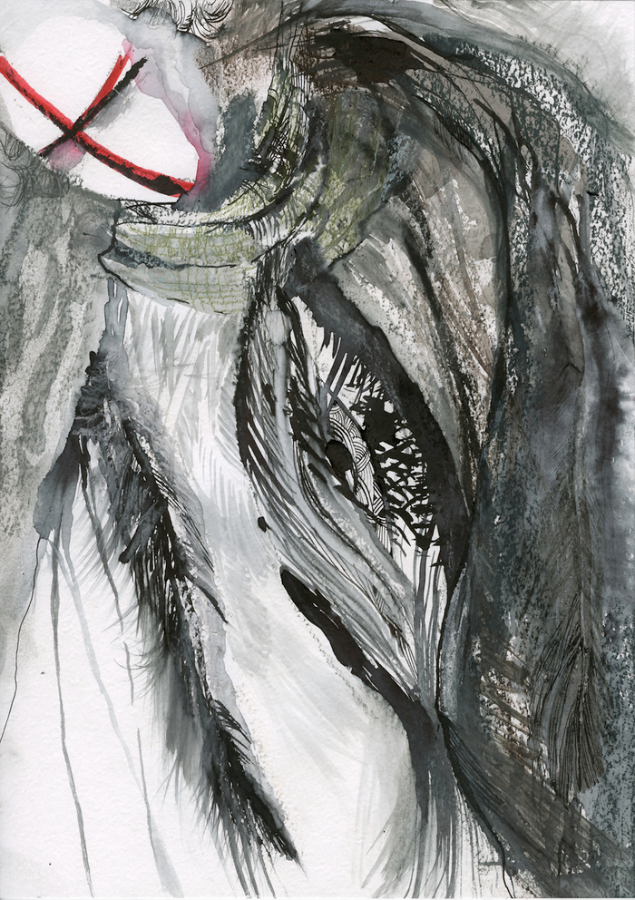 Иллюстрация к рассказу Елены Ахматовой Barbus sine pennis