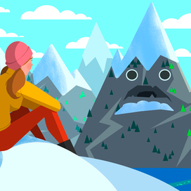 Снежное утро