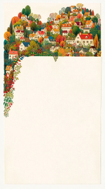 Цветные домики рамки для текста