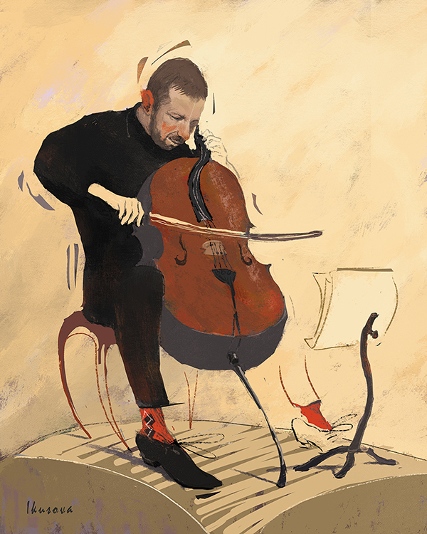 Виолончелист Борис Андрианов