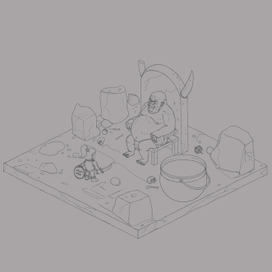 В пещере людоеда