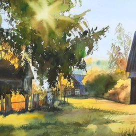 Деревенский пейзаж