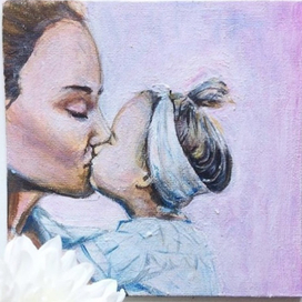 Мама с дочкой