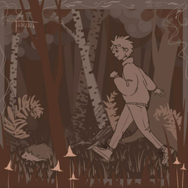 мальчик и ёжик 