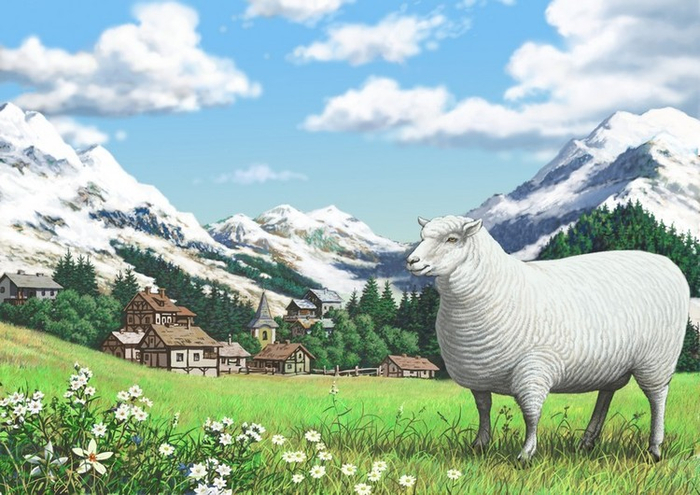 "BIO-WHAIT"  Альпийская идиллия