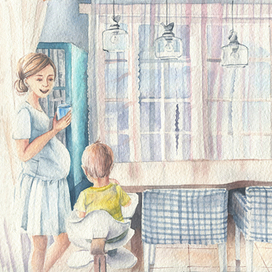 Иллюстрация для книги "Самосвал для Феди"