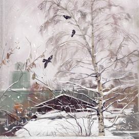 Этюд из окна мастерской