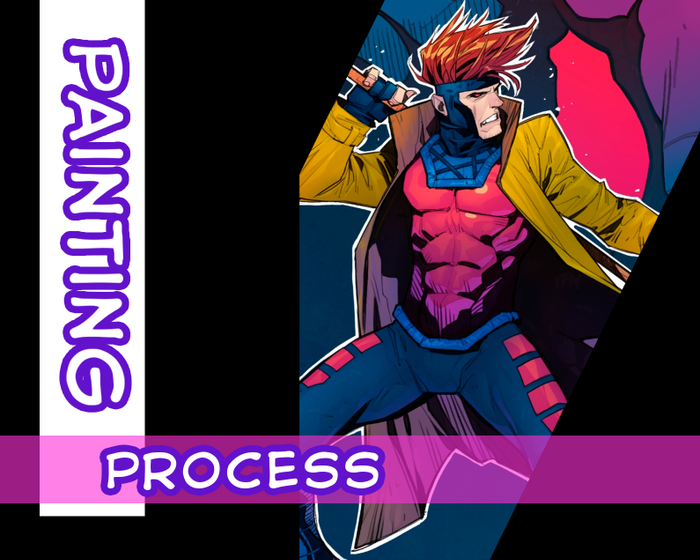 Гамбит. Процесс покраски