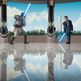 Схватка Оби Ван Фан Арт