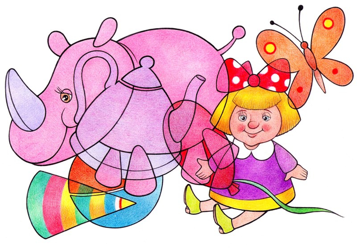 Найди все игрушки (книжка с заданиями)