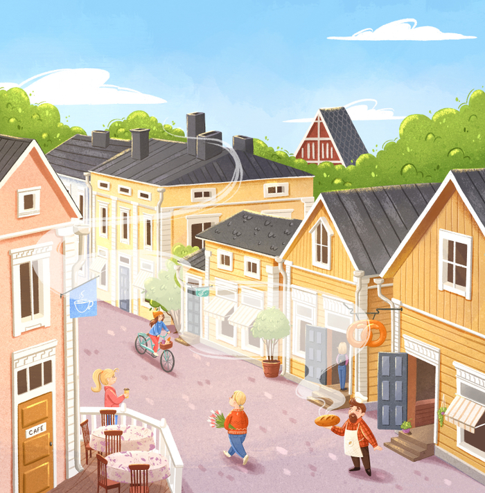 Финляндия. Иллюстрация для упаковки