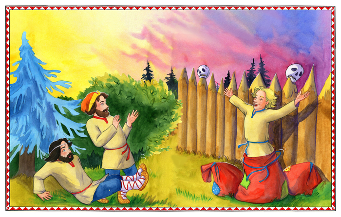 У дома Бабы Яги