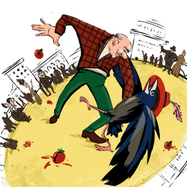 Иллюстрация к лимерику Эдварда Лира.