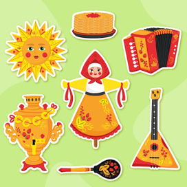 Стикеры на Масленицу 