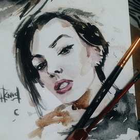 Портрет | акварель 